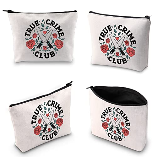 True Crime Club Makeup Bag - Funny Gift for True Crime Lovers