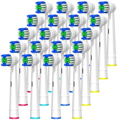 FIRIK 20 Pack Replacement Electric Toothbrush Heads Compatible with Oral B Braun - Mixed/1 Count