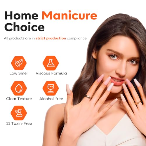 modelones 50g Clear Solid Builder Gel C1 for Nails & Extensions