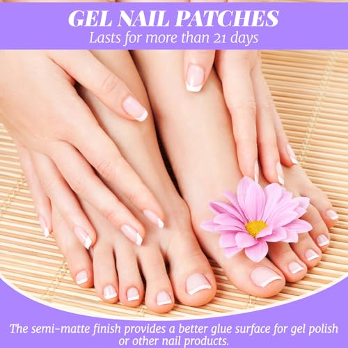 240 PCS Acrylic Clear Toe Nail Tips - Square Shape for DIY & Salons