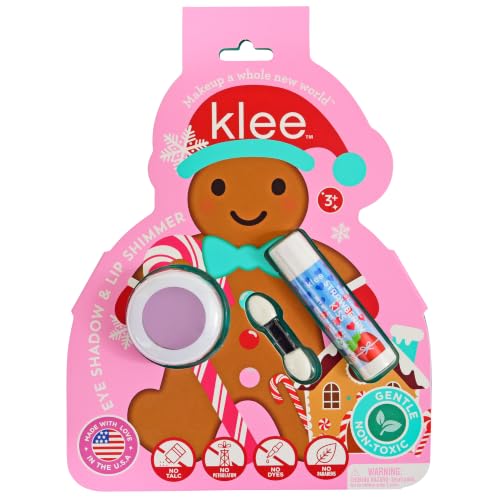 Klee Naturals Non-Toxic Kids Makeup Kit - Mineral Eye Shadow & Lip Shimmer