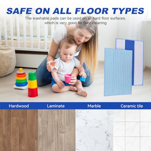 Microfiber Mop Pads for HAAN FS, SI, MS Series - 3 Pack