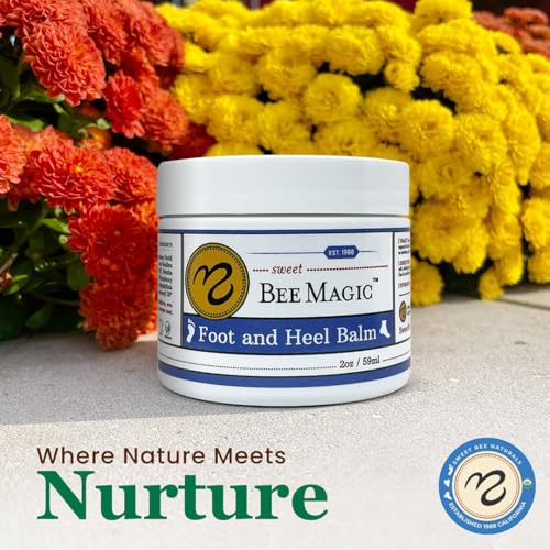 Sweet Bee Naturals Organic Foot Balm - Intensive Cracked Heel Treatment (2 OZ)