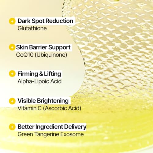 GOODAL Green Tangerine Vitamin C Eye Patches - 25% Thicker Hydrogel for Dark Circles & Puffy Eyes (60 Patches)