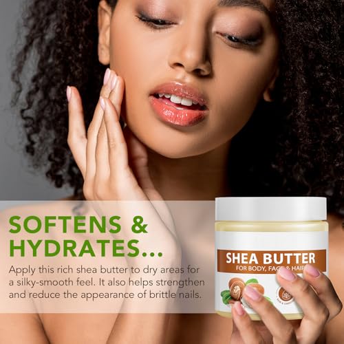 Organic Raw Shea Butter Hand Cream - Deep Moisturizing 7.8 OZ