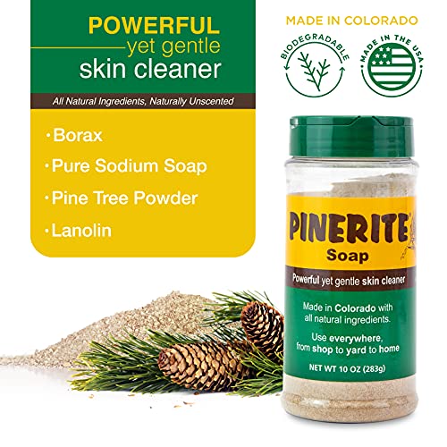Pinerite Heavy Duty Powdered Hand Soap - Natural Pine & Borax, 10 oz