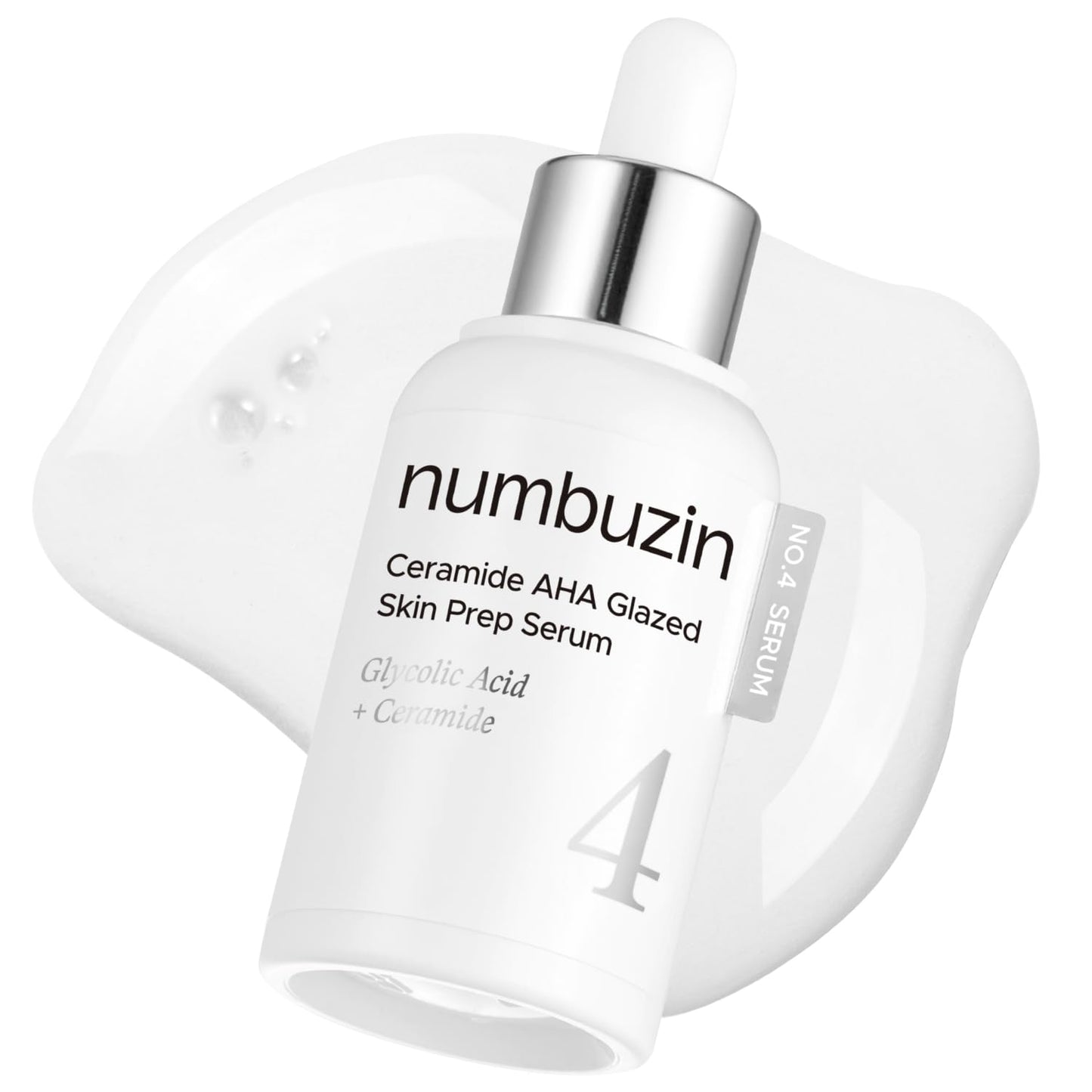 Numbuzin No.4 Ceramide AHA PHA Exfoliating Serum - Smooth Skin & Glass Glow | 1.01 fl oz