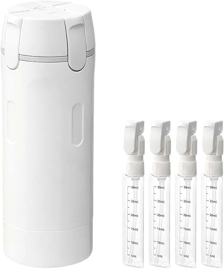 4 in 1 Travel Dispenser Set - Leak Proof 30ML Travel Bottles with Stickers | Portable Toiletry Containers for Shampoo & Lotion