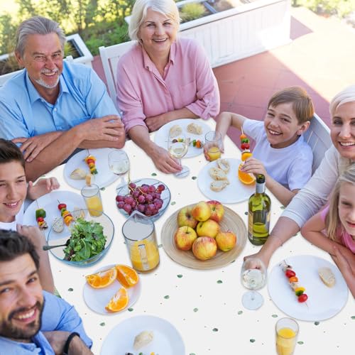 Sage Green Retirement Party Tablecloths - 3 Pack, 107 x 54 Inch