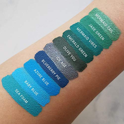 Aromi Matte Liquid Lipstick - Azure Blue Long-Lasting Waterproof Lip Color