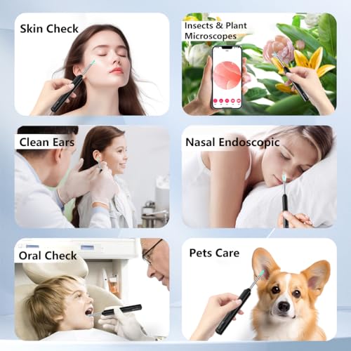 Aoriko Wireless Ear Wax Removal Tool with Camera & Light