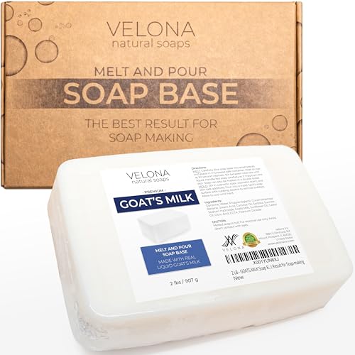 Goat's Milk Soap Base - 2 lb Pre-Cut Cubes, SLS/SLES Free
