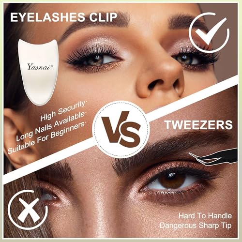 YASNAI 2-Pack False Eyelash Applicator Tool for Easy Application