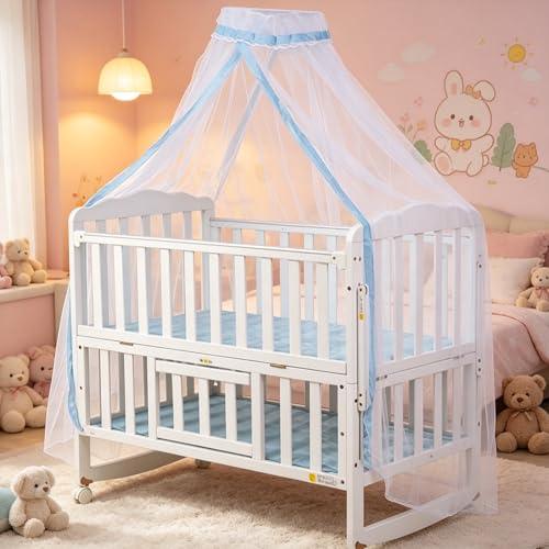 Breathable Baby Mosquito Net Canopy for Cribs | Vawolecy