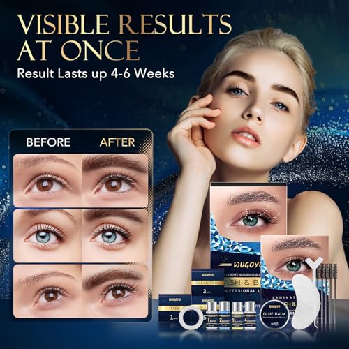 WUGOYU 2-in-1 Lash Lift and Eyebrow Lamination Kit - Blue Version