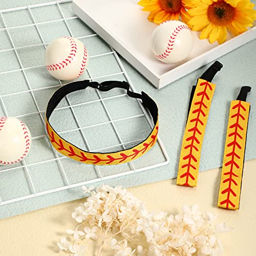 Yinder 2-Pack Softball Headbands for Girls & Women, Adjustable Sports Hair Accessories