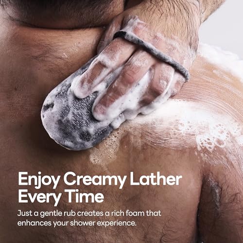 CAVEEM Soap Saver Bag - Rough and Soft Exfoliation Mesh Pouch for Bar Soap, Shower & Travel