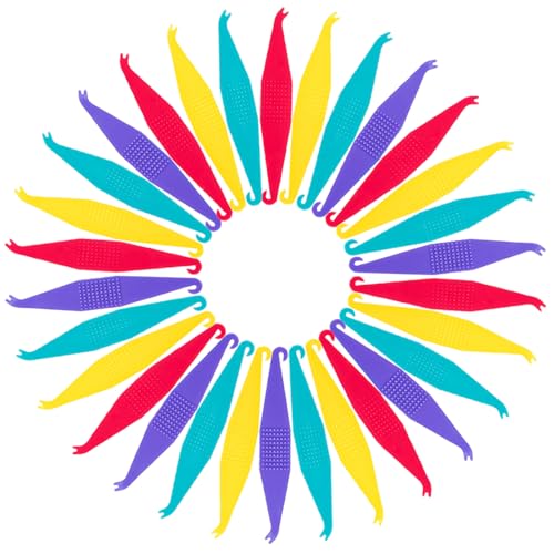 30 Pcs Disposable Rubber Bands Placers for Braces - Multicolored