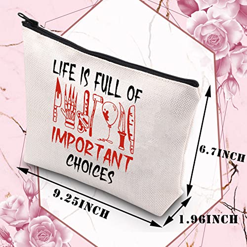 Horror Movie Makeup Bag - Life Full Of Choices Gift for Fans