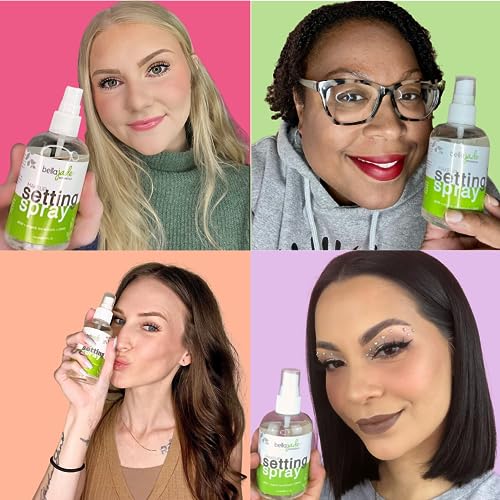 Bella Jade Makeup Setting Spray - Long Lasting Dewy Finish 4 oz