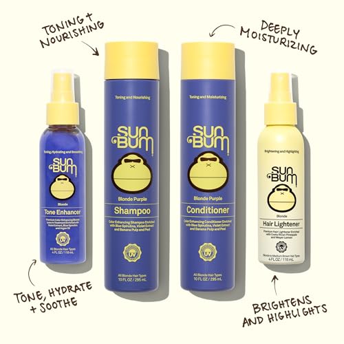 Sun Bum Blonde Purple Conditioner - 10 oz, Moisturizing & Toning