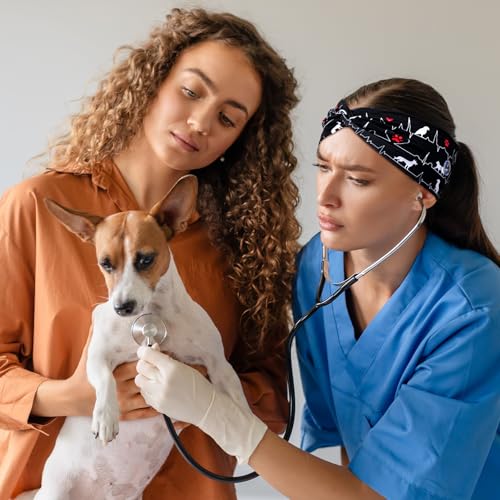 12 Pcs Veterinary Headbands for Women Vet Tech Gifts - Novelty Style