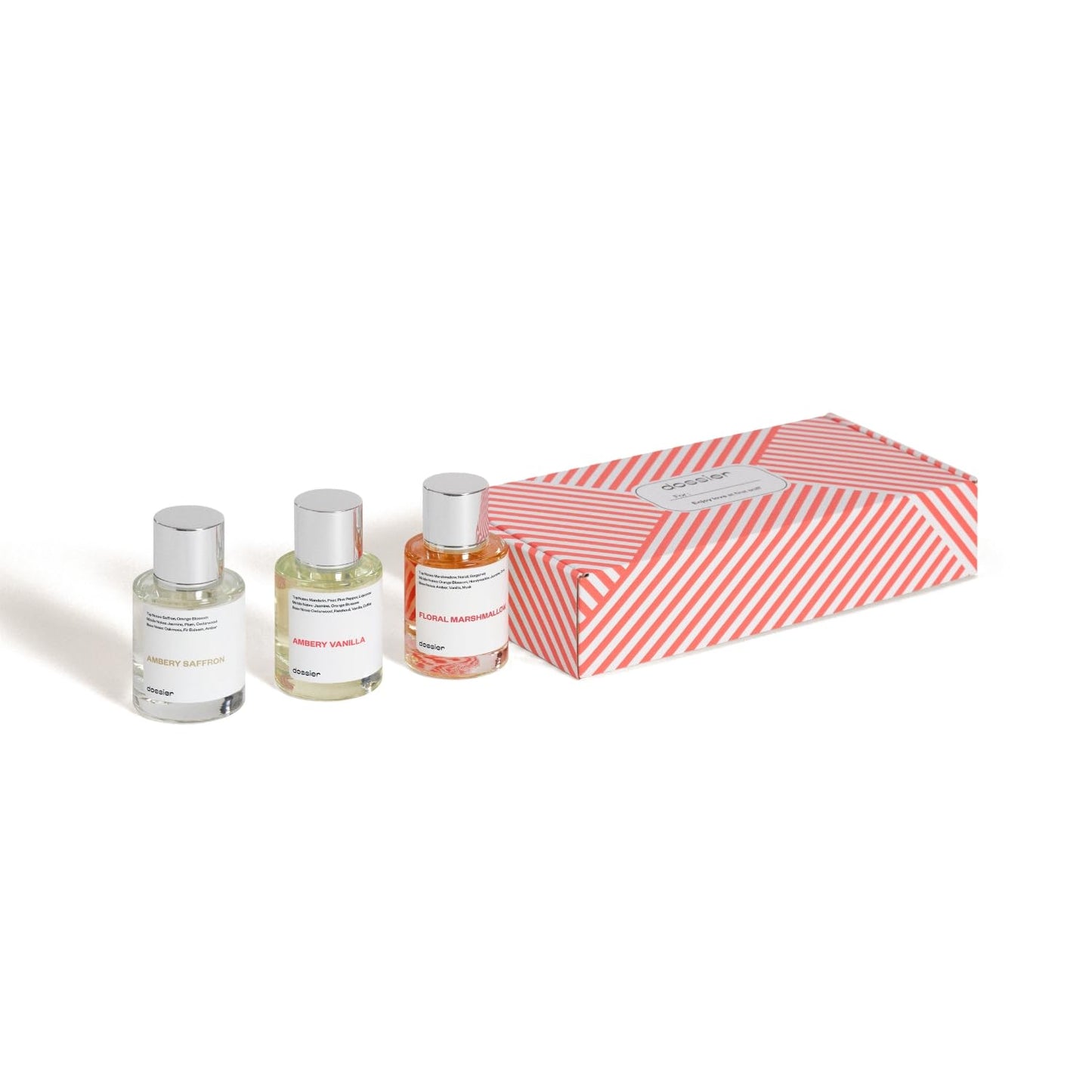 Dossier - All-Time Best Sellers Trio Set - 3 x Eau de Parfum 1.7 fl oz (50ml) - Long-Lasting Designer-Inspired Fragrance Gift Set