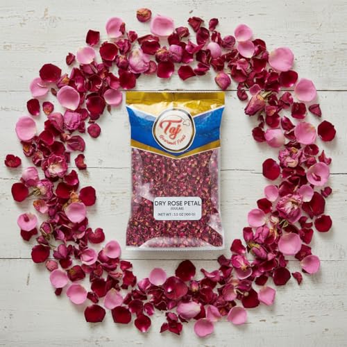 Premium Dried Rose Petals - 3.5oz Edible Flower Topping