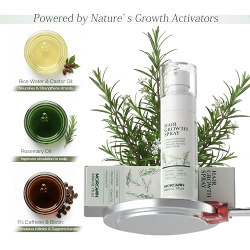 Morovan Hair Growth Spray - 30 Days to Thicker Hair with Batana & Castor Oil