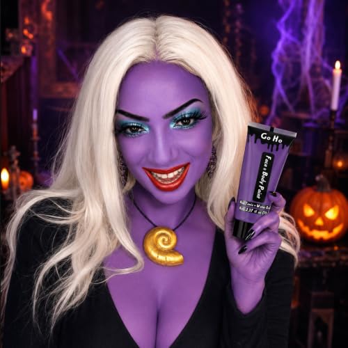 Go Ho Purple Washable Face & Body Paint for Halloween - 2.37oz