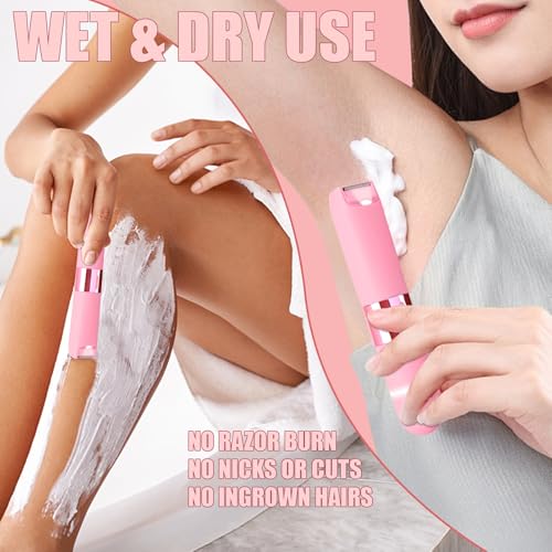 Brabantia 2-in-1 Bikini Trimmer for Women - USB-C Rechargeable, Pink
