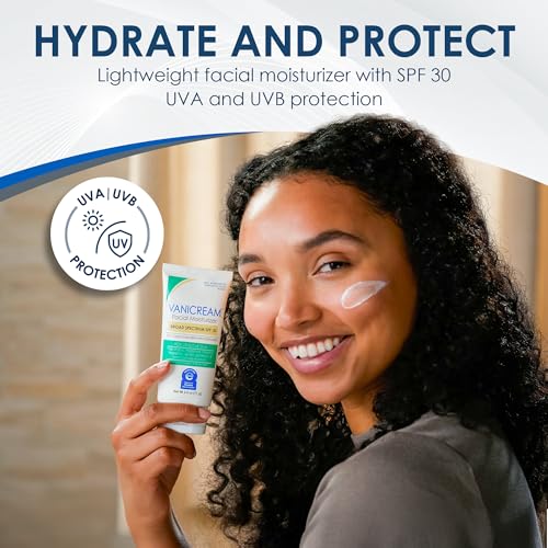 Vanicream Facial Moisturizer SPF 30, Mineral Sunscreen for Sensitive Skin