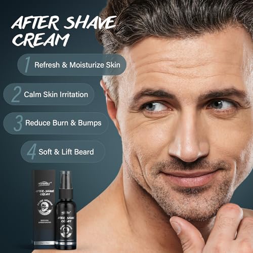 Men's Shaving Kit Gift Set with Pre-Shave Oil, Shaving Cream & Aftershave - Natural Cedar Scent