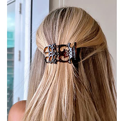 Camila Paris 3" French Flat Claw Clips - Tortoise Shell & Black 2-Pack