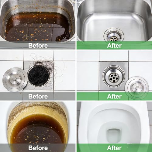 Heavy Duty Drain Cleaner Powder for Kitchen & Bathroom - 220g