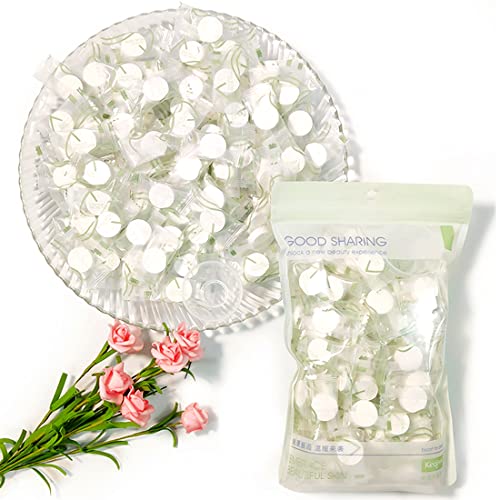 100Pcs Compressed Facial Mask Sheets for DIY Skin Care - Natural Cotton, Gentle & Hypoallergenic