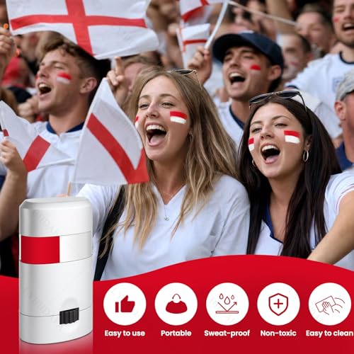 World Cup 2026 Face Paint Stick - Red & White Patriotic Makeup