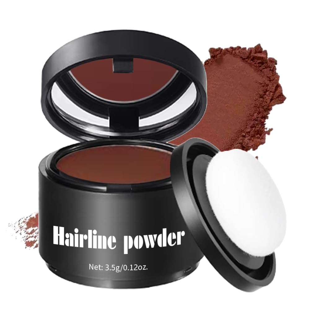 Invisible Hairline Powder - Undetectable Coverage for Bald Spots & Thinning Edges | Waterproof, Natural Matte Finish