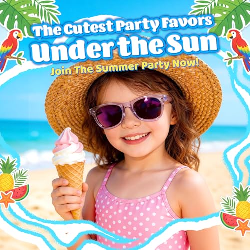 GINMIC Kids Sunglasses with UV400 Protection - 16 Pack Party Favors