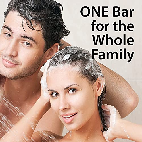 ONE Bar Sandalwood Soap 3-in-1 Shampoo, Body Wash & Shave – Sandalwood, 3.5 oz (Pack of 3)