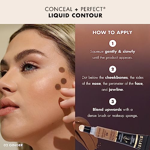Milani Contour + Perfect Liquid Contour Honey Face Makeup 0.2 Fl Oz