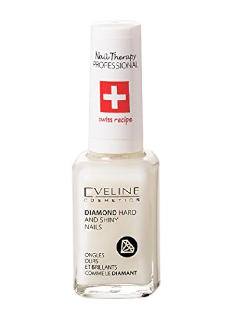 Eveline Cosmetics Nail Therapy - Diamond Hard & Shiny Nail Treatment | Strengthening Formula