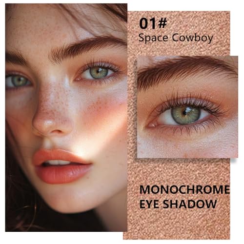 evpct Champagne Gold Glitter Eyeshadow Palette - High Pigment Cream Shades