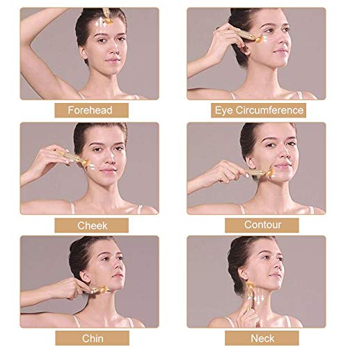 ZJchao Face Massager Roller, Anti-Aging Skin Tightening Beauty Wand