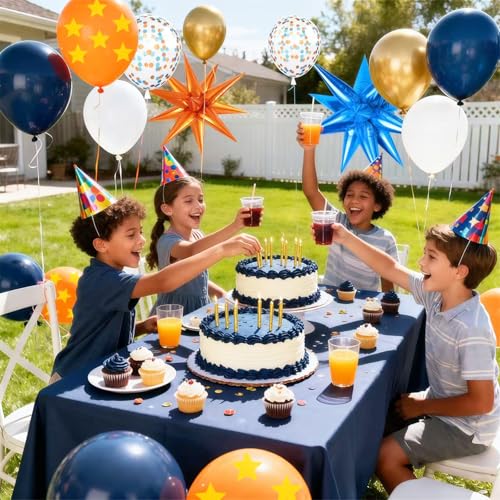 64-Piece Cartoon Dragon Birthday Balloon Set - 12-Inch Latex
