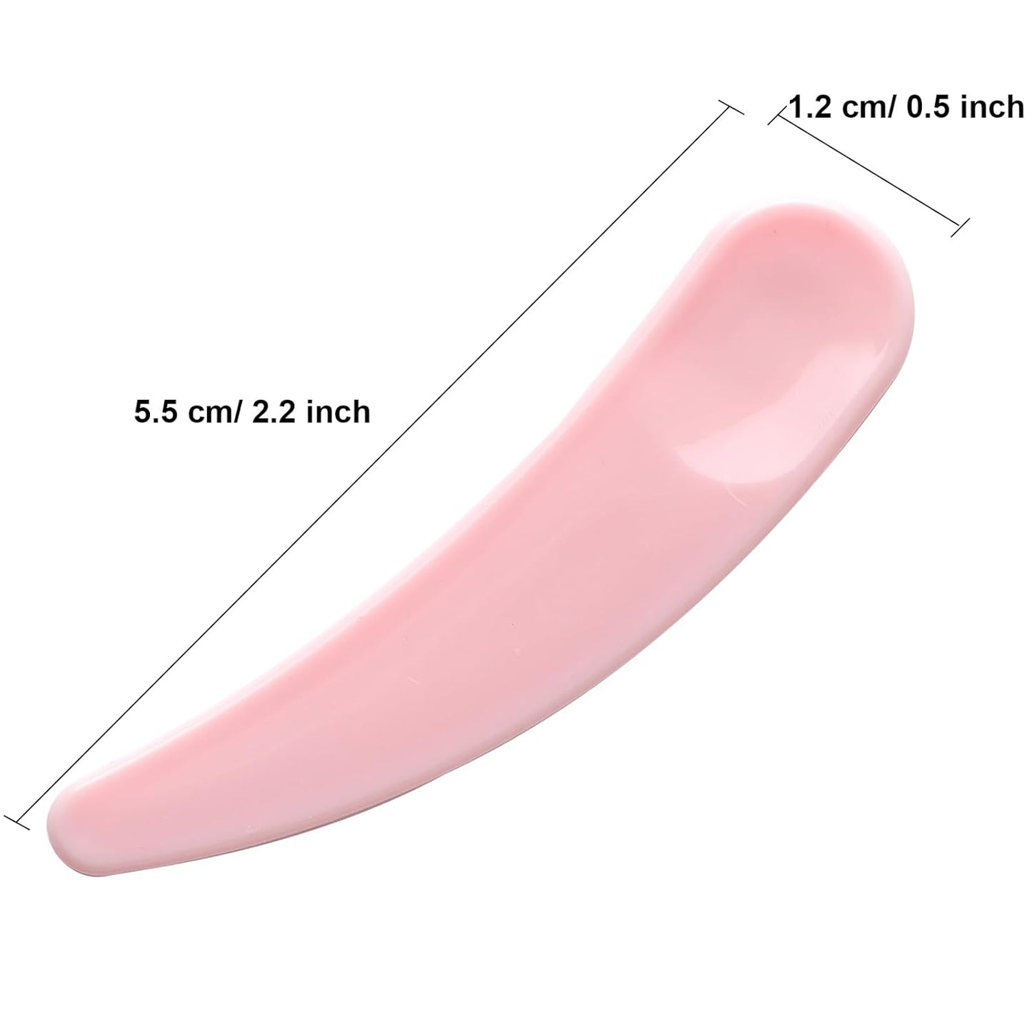 Small Cosmetic Spatulas - 200 Pack Mini Makeup Disposable Plastic Face Mask Applicators | Multi-Colored