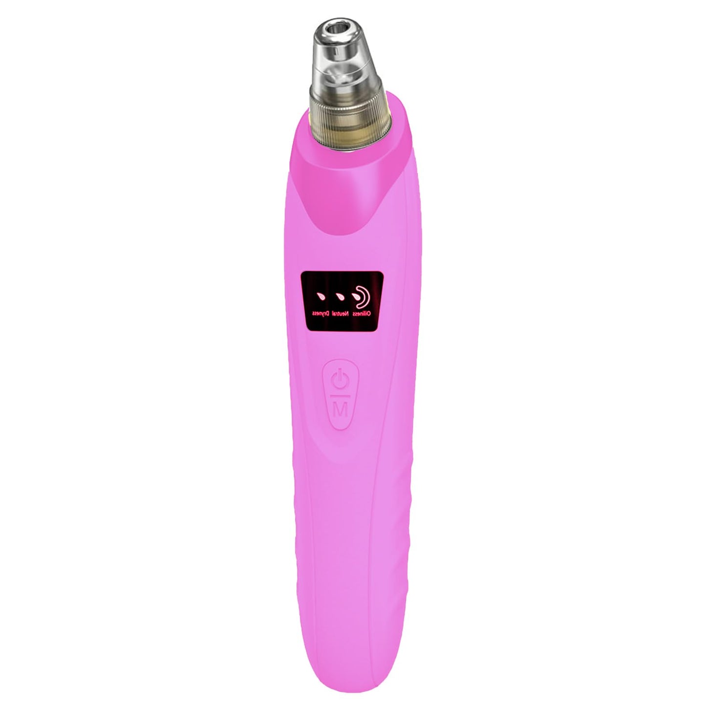 Pore Vacuum, USB Rechargeable Blackhead Remover Vacuum,3 Levels Adjustable Pore Vacuum Blackhead Remover, with 4 Suction Power,5 Probes,Face Vacuum Pore Cleanser for Women & Men-Light Purple