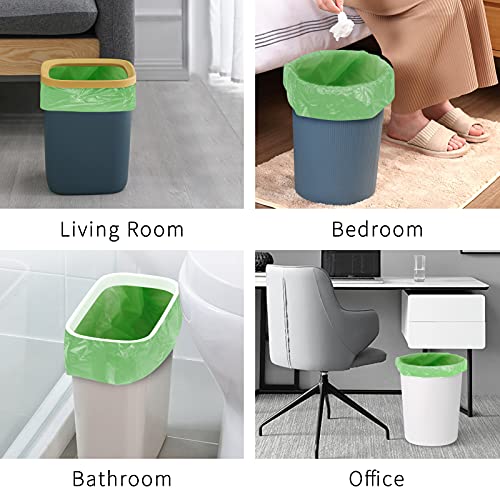 Toplive 8 Gallon Degradable Trash Bags - Heavy Duty Bin Liners