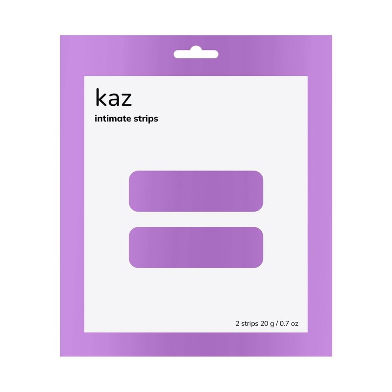 Waxness Kaz Hydrogel Intimate Soothing Strips for Bikini Area After Brazilian or Manzilian Wax – Professional Skin Care