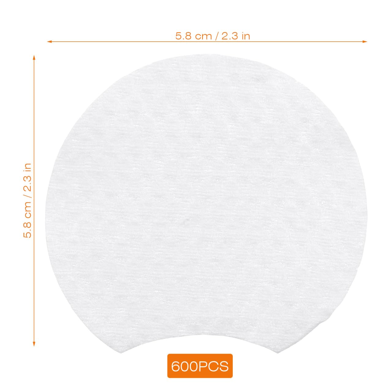 CALLARON 600Pcs Pearl Pattern Makeup Remover Cotton Makeup Removal Pads Face Cleansing Wipes Multi-Use Pads Cosmetic Eye Shadow Cleansing